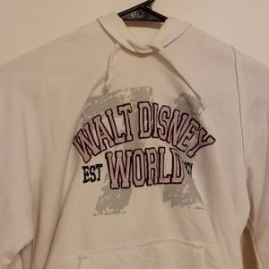 Ladies Walt Disney World White Hoodie